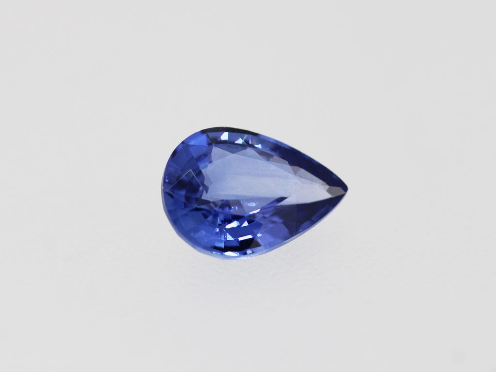 Saphir poire 7x5mm 0.76ct