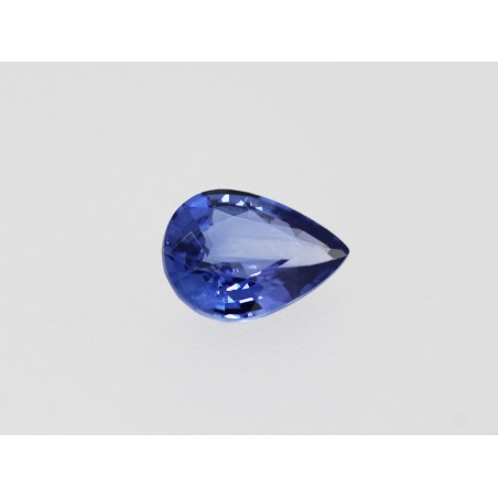 Saphir poire 7x5mm 0.76ct