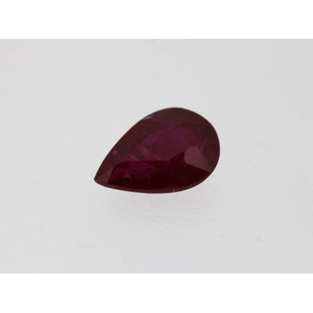 Rubis poire 7x5mm 0.68ct