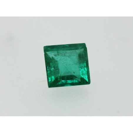 Emeraude carré 5x5mm 0.63ct