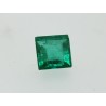 Emeraude carré 5x5mm 0.61ct