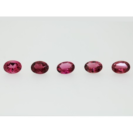 Tourmaline rose ovale 8x6mm