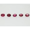 Tourmaline rose ovale 8x6mm