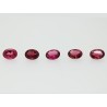 Tourmaline rose ovale 8x6mm