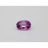 Saphir rose ovale 6x4mm 0.45ct