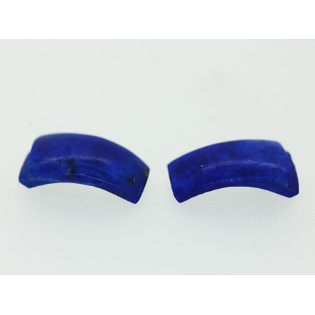 Lapis lazuli Rond de bague par paire 13x6.60mm