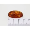 Ambre 30x20mm cabochon ovale 17.25cts