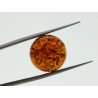 Ambre cabochon rond 15mm 4.31cts