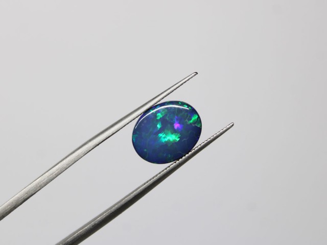 Opale doublet ovale 12x10mm...