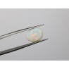 Opale cabochon blanche ovale 12x10 1.67ct