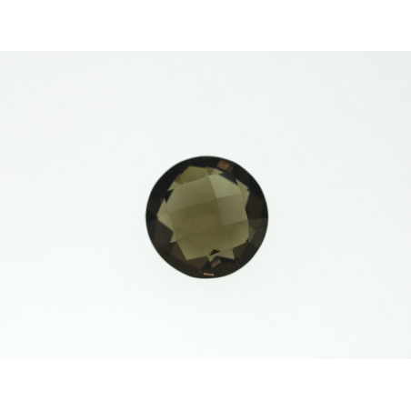 Quartz Fumé Rond Briolette 10mm 3.17cts