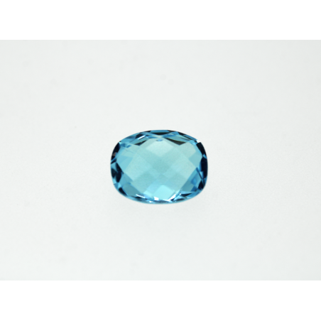 Topaze bleue traitée R.A. Briolette 10x8mm 3.58cts