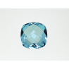Topaze bleue traitée C.A. Briolette 12x12mm 7.76cts