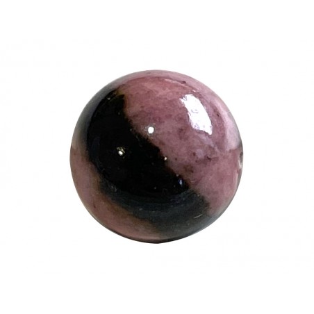 Perle Rhodonite - 1 ou 2 trous