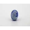 Camée agate bleue ovale 14x10mm 4.1cts
