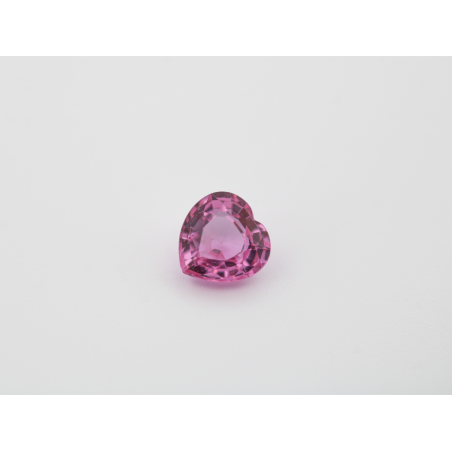 Saphir rose coeur 5x5mm 0.60ct