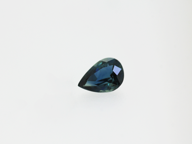 Saphir "Teal" Poire 6x4mm...