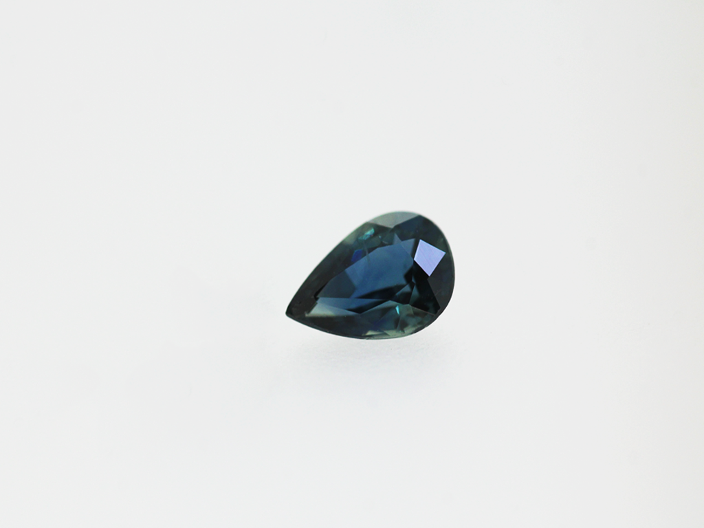 Saphir "Teal" Poire 6x4mm 0.90ct