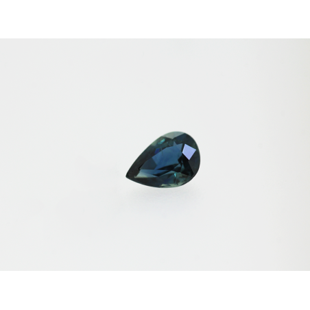 Saphir "Teal" Poire 6x4mm 0.90ct
