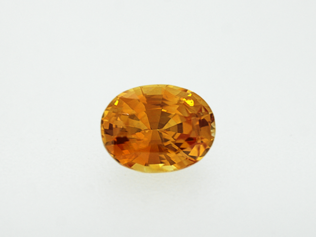 Saphir Orange Ovale 8x6mm...