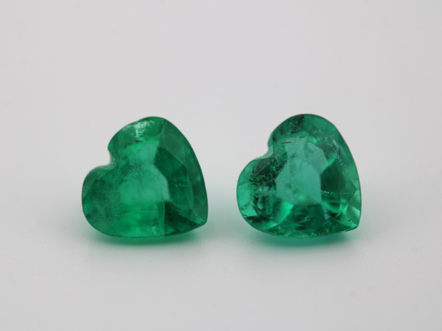Emeraudes Coeurs 5x5mm 0.65ct
