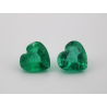 Emeraudes Coeurs 5x5mm 0.65ct