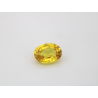Saphir fin jaune ovale 8x6mm 1.61cts