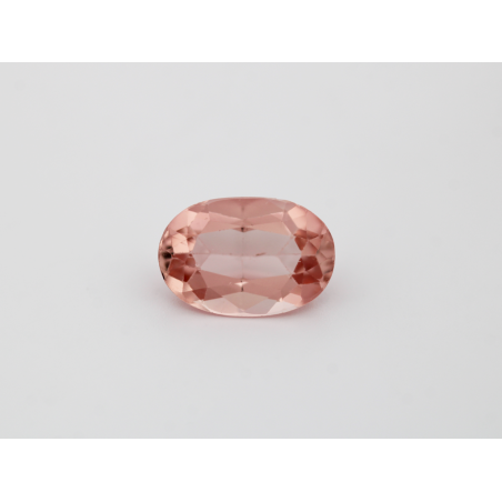 Tourmaline rose claire ovale 10x7mm 2.08cts