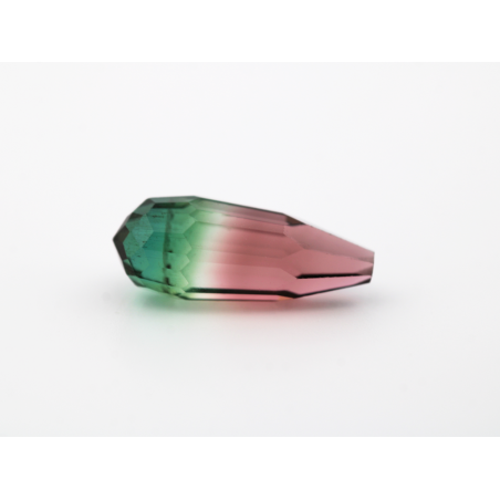 Tourmaline "Melon d'eau" pampille 15x6mm 3.86cts
