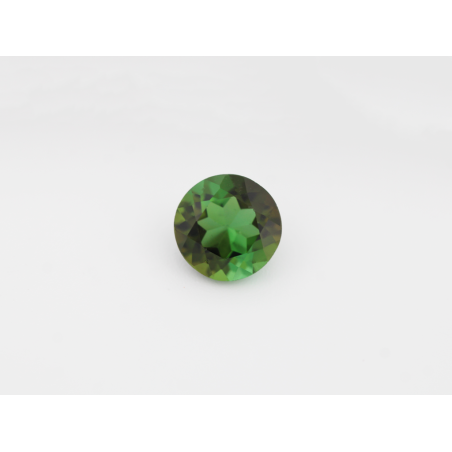 Tourmaline verte ronde 5.5mm 0.62ct