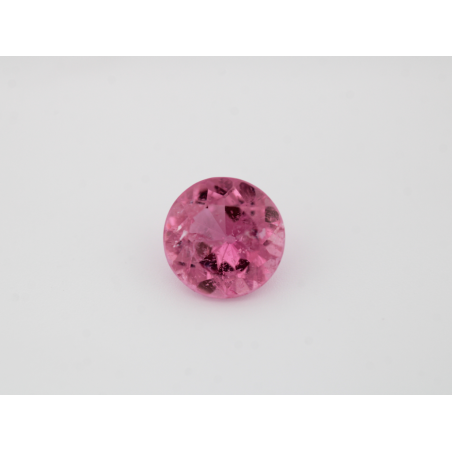 Tourmaline rose ronde 7mm 1.12cts