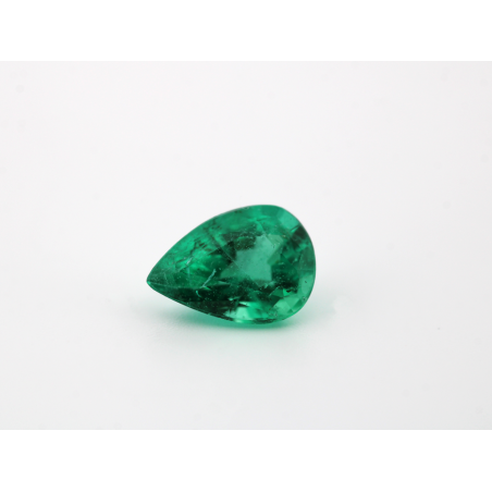 Emeraude fine Poire 7x5mm 0.58ct