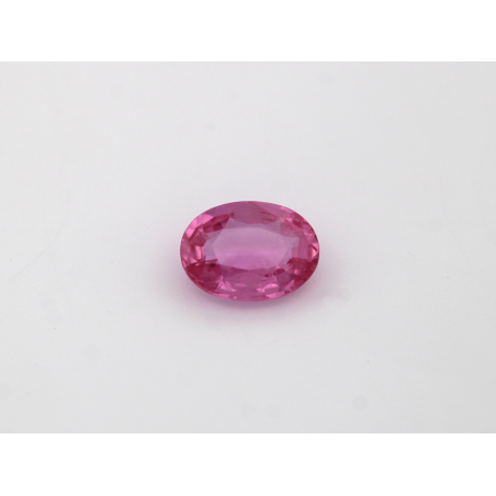 Saphir rose ovale 7x5mm 0.94ct