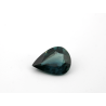 Saphir teal fin poire 8x6mm 1.93cts