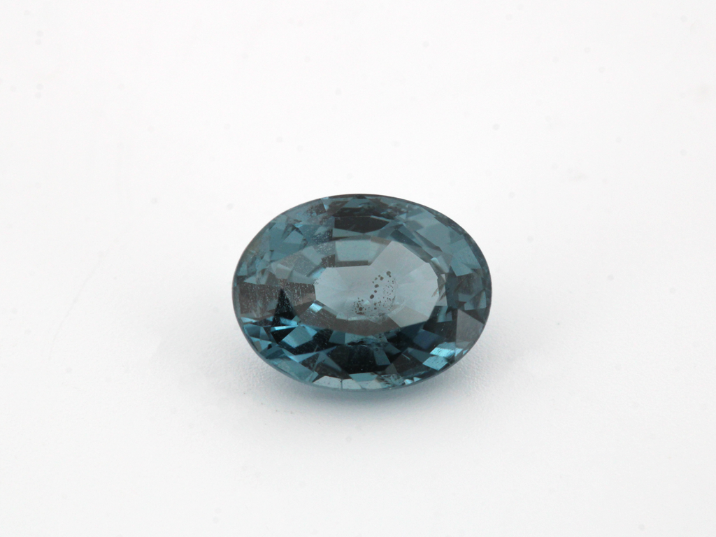 Saphir teal ovale 8x6mm 1.79cts