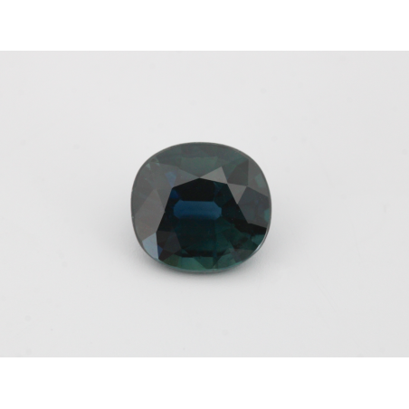 Saphir teal coussin 9x8.5mm 2.95cts