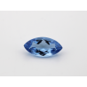 Beryl bleu traité navette 12x6mm 1.70cts