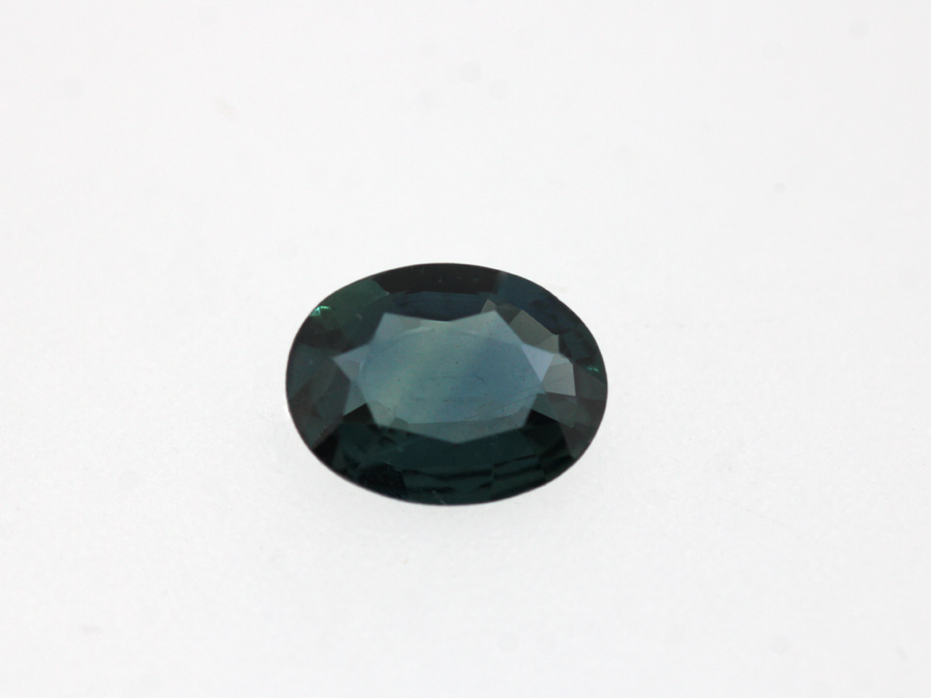 Saphir teal ovale 8x6mm 1.10cts