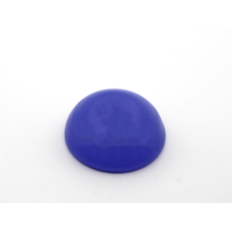 Agate bleue cabochon rond 14mm 8.73cts