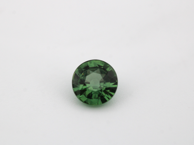 Saphir vert rond 5mm 0.55ct