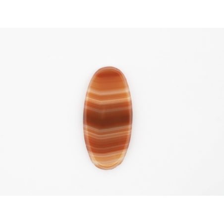 Agate rubanée ovale 21.5x10.3mm 4.62cts