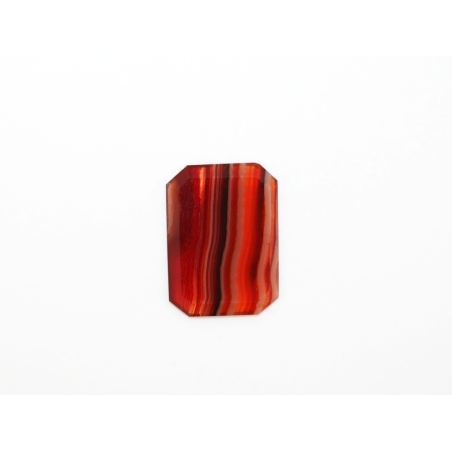 Agate rubanée plaquette R.P.C 14.5x10.6mm 3.16cts