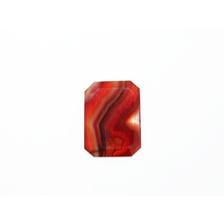 Agate rubanée plaquette R.P.C 14.5x10.8mm 3.28cts
