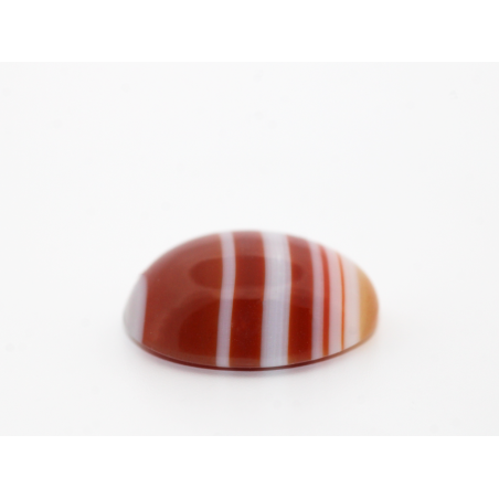 Agate rubanée cabochon ovale 15x13mm 7.38cts