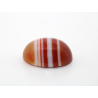 Agate rubanée cabochon ovale 15x13mm 8.86cts