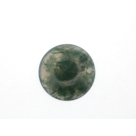 Agate mousse ronde cabochon 20mm 15.53cts