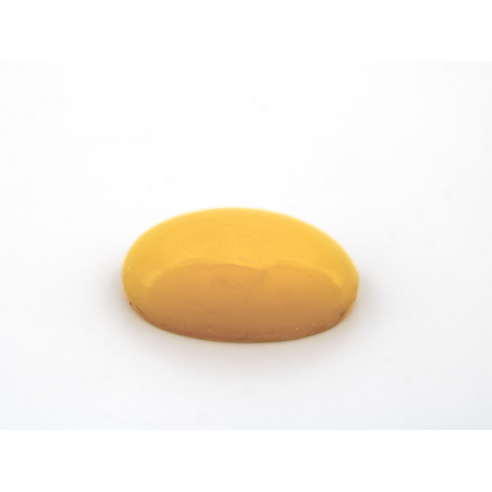 Agate jaune ovale cabochon 16x10mm 6.62cts