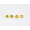 Diamants jaunes traités 2.3mm 0.05cts