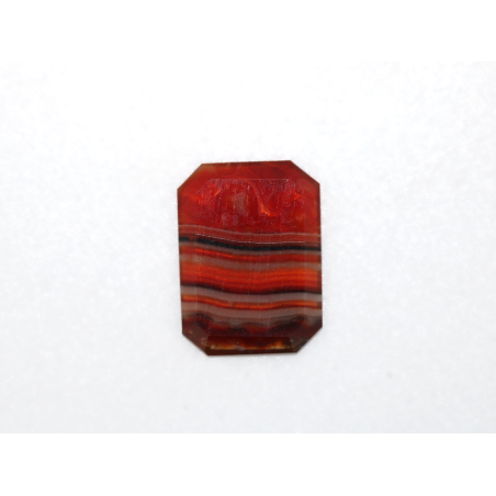 Agate rubanée plaquette R.P.C 15x11mm 3.30cts