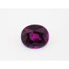 Grenat "purple" ovale 9x7.5mm 2.45cts
